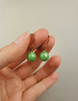 Dainty Pea Earrings