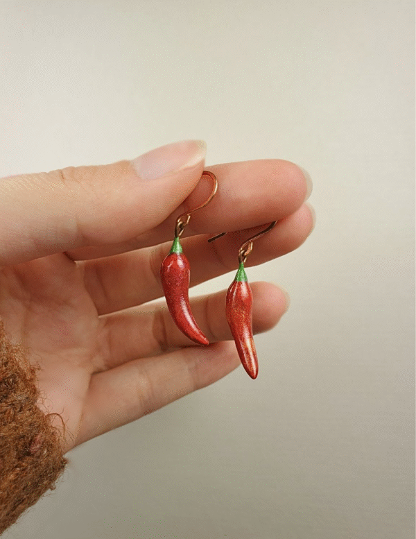 Red Chili Pepper Earrings